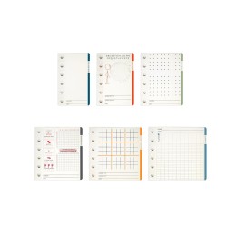 Three by Three jOTBLOCK Portable Stacked Paper Game Set: 6 Game Pads, 6 Color Markers, Mini Playing Cards, 6 Dice in Pouch & Rules, Non-Stop Fun on The Go