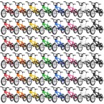 Poen 24 Pcs Kids Mini Finger Bikes Party Favors Miniature Fidget Bicycle Toy Metal Finger Bikes for Students Class Prizes Birthday Gift Goodie Bag Stuffers Carnival Prizes Christmas Stocking Fillers