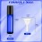 Sumind Essential Oil Roller Bottles - 250 Pcs, 10 ml Glass, Stainless Steel Roller Balls, Leakproof, Funnel Included(Blue)