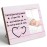 HEWBE Baby Loss Remembrance Keepsake Photo Frame- I Carried You Every Second Of Your Life - In Memory of Pregnancy Loss Gift Fits 4x6 Inches Photo