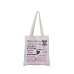 MINIGIU Musical Inspired Gift Musical Lover Gift Musical Tote Bag (sister tote bag)