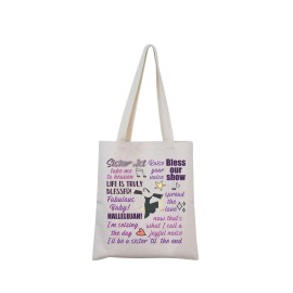MINIGIU Musical Inspired Gift Musical Lover Gift Musical Tote Bag (sister tote bag)