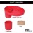 Travel Tray Oval USA Made Extend Your Current Cup Holder to Hold Your Cup Plus A Tray for Snacks, Toys and Accessories. Use in a Car Seat, Booster, Stroller, Golf Cart, Outdoor Chair, Coral Red
