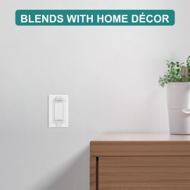 CLYMENE Light Switch Cover Guard, Child Proof Wall Switch Cover Keeps Lights or Switches from Being Accidentally Turned ON or OFF, Rocker Style (Clear, 2 Pack)