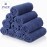 36 Packs of Bleach Proof Towels Microfiber Absorbent Salon Towels Bleach Resistant Salon Hand Towels for Gym, Bath, Spa, Shaving, Shampoo, Home Hair Drying, 16 x 28 Inches (Navy Blue)