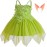 ZKR Tinkerbell Costume Fairy Dress for Toddler Girl Kid Halloween Cosplay Outfits 5T