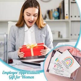 Reginary 20 Pieces Cosmetic Bag for Women, Roomy Makeup Bags with Zipper Toiletry Bag Pouch Travel Packing Accessory Organizer Gifts, 7 x 4.3 Inches(Employee)