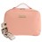 OLBUPS Portable Large Capacity Cosmetic Bag, Skincare Products, Makeup Brush Storage Bag, Double Layer Makeup Bag (Upgraded-Pink)