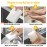 SUBCULTUREPICK 100 Pack Magic Sponge Eraser, Melamine Sponges Foam Pads in Bulk, Multi-Functional Household Cleaning Sponges for Kitchen, Furniture, Bathtub, Bathroom, Wall Cleaner, Shoes Cleaning