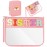 Hillban 2 Pcs Big Sister Gifts from Sister Chenille Letter Bags Preppy Makeup Cosmetic Bag Clear Toiletry Travel Pouch PVC Waterproof Purse Graduate Gift for Friends Women Birthday Souvenir