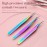 Glomora 4pcs Lash Tweezer, Stainless Steel Curved Pointed Craft Tweezer, for Eyelash Extensions, Nail Art, DIY Crafts, and Scrapbooking