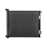 Veraste Retractable Baby Gate for Doorways and Stairs, Mesh Safety Gate for Pet, Indoor & Outdoor Use, One-Hand Operation, Easy Installation, 33.6 Tall, Expands to 55 WideBlack,33.6x55)