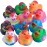Playbees Splat Jeep Ducks for Ducking - 12 Pack - Duck Duck Jeep Rubber Ducks for Mini Baby Stocking Stuffers, Stress Relief, Bath Toy, Christmas Duck Toys