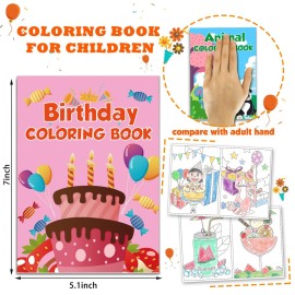 48Pack Mini Coloring Books for Kids Ages 4-8, 2-4, 8-12 - Bulk Small Coloring Books for Party Favors, Birthday Gifts, Classroom Rewards, Travel Activities - Includes Car, Toy, Christmas, Summer Themes