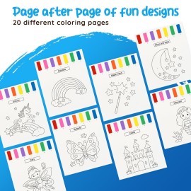 Paint With Water Book for Kids: Unicorns & Magic - Mess Free Coloring for Toddlers, Watercolor Painting Arts & Crafts for Kids Ages 2 3 4 5 6 Years Old - Toddler Easter Basket Stuffers & Easter Gifts