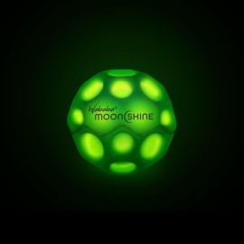 Waboba Moonshine Ball Light Up Moon Ball, Hyper Bouncy Balls That Light Up on Bounce, Fun Toys for Kids, Teenagers, Adults, Boys and Girls, Green
