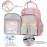 AOMAY Diaper Bag Backpack - Mommy bag for hospital, Travel backpacks, Large Capacity, Multifunctional - Baby Essentials(Pink)