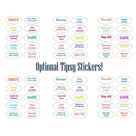 Tailgating Pros Premium Giant Toppling Timbers with Tote - Jumbo Outdoor Yard Game, Tower Grows to Over 5 Feet!- Optional Tipsy Stickers Available!