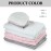 Kinlop 3 Sets Microfiber Massage Table Sheet Set 3 Colors 3 Piece Set Includes Massage Flat Sheet Fitted Sheet and Massage Face Rest Cover Stain Wrinkle-Resistant(Light Pink, Light Gray, White)