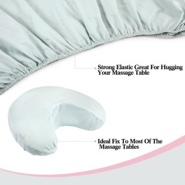 Kinlop 3 Sets Microfiber Massage Table Sheet Set 3 Colors 3 Piece Set Includes Massage Flat Sheet Fitted Sheet and Massage Face Rest Cover Stain Wrinkle-Resistant(Light Pink, Light Gray, White) Kinlop 3 Sets Microfiber Massage Table Sheet Set 3 Colors 3 Piece Set Includes Massage Flat Sheet Fitted Sheet and Massage Face Rest Cover Stain Wrinkle-Resistant(Light Pink, Light Gray, White)