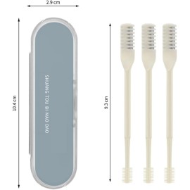 3pcs Nasal Hair Cutter with storage box, Double Sided Manual Nose Hair Trimmer Ear and Nose Hair Trimmer, 360 Degree Rotating Nose Hair Trimmer Nose Hair Plucker for man and woman