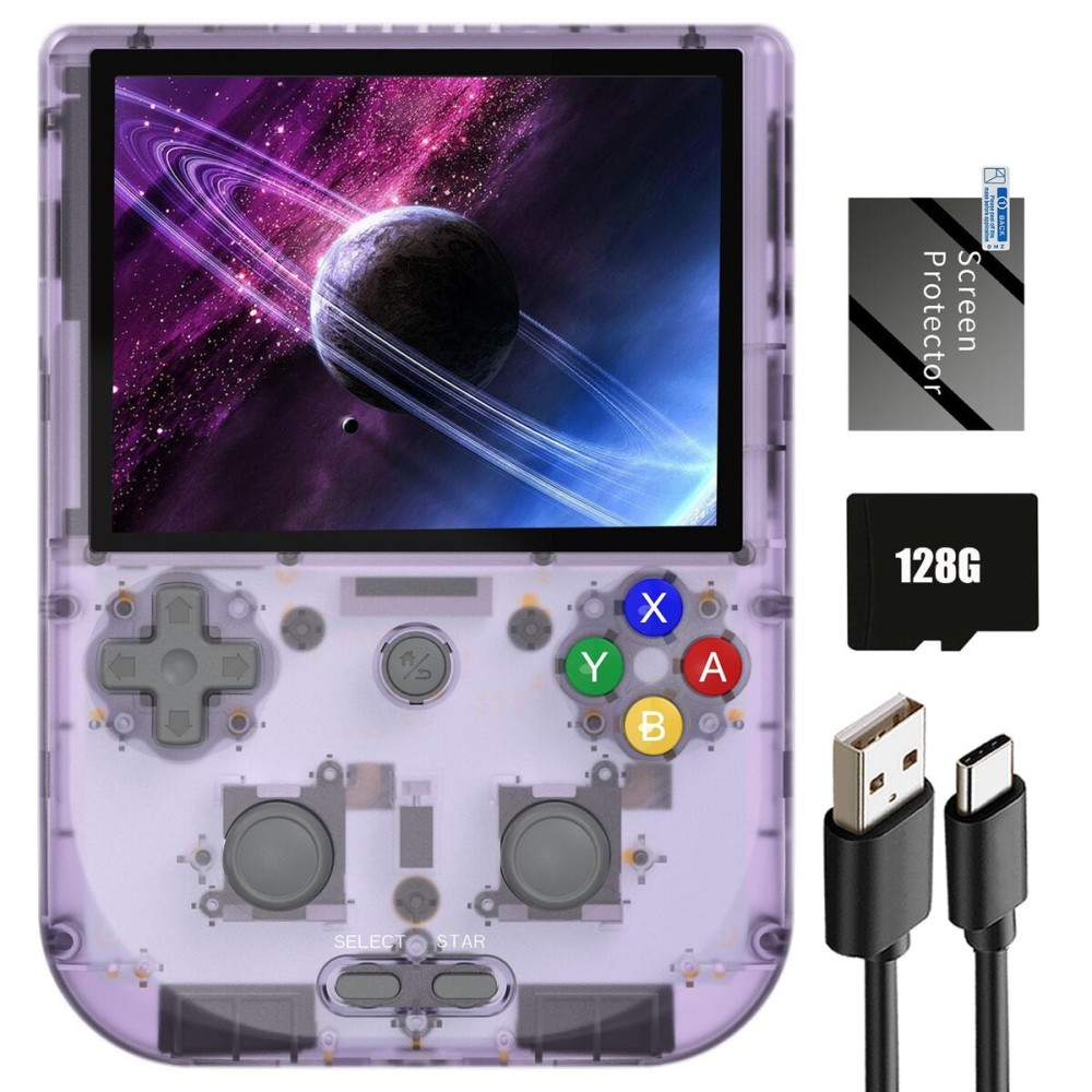 RG405V Retro Handheld Game, Android 12 Built-in 128G TF Card 3172 Games,4 inch IPS Touch Screen with Game Front-end,RG405V Supports 5G WiFi Bluetooth 5.0 More Than 20 formats of Games