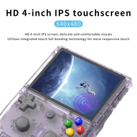 RG405V Retro Handheld Game, Android 12 Built-in 128G TF Card 3172 Games,4 inch IPS Touch Screen with Game Front-end,RG405V Supports 5G WiFi Bluetooth 5.0 More Than 20 formats of Games
