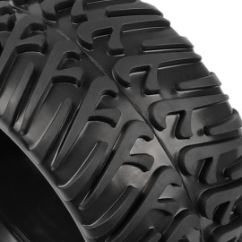 AIMROCK 12mm Hex RC Wheels & Tires Pre-glued 2.8 Tires Wheels for 1/10 Traxxas Stampede Hoss 2WD 4x4 VXL Redcat Volcano EPX Pro S30 Blackout XTE Monster Truck, 4-Pack