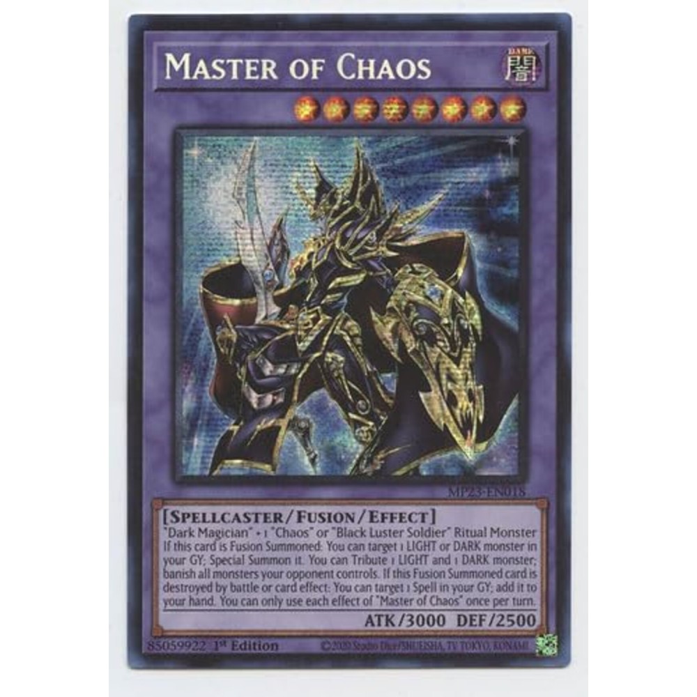 Master of Chaos - MP23-EN018 - Prismatic Secret Rare - 1st Edition