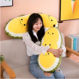 OPHRBU Fruit Durian Plush Pillow Toys with Soft Surface, Suitable for Birthday, Party, 1 Piece (20.5inch)