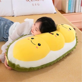 OPHRBU Fruit Durian Plush Pillow Toys with Soft Surface, Suitable for Birthday, Party, 1 Piece (20.5inch)