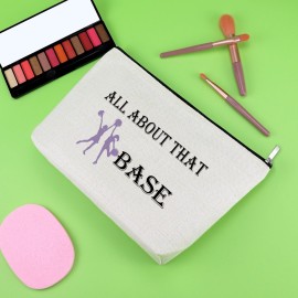 Gevody Cheerleading Gifts for Girls Makeup Bag Cheerleader Gifts for Team Cheer Coach Appreciation Cosmetic Bag Retirement Present for Cheer Mom Christmas Birthday Present for Woman Travel Pouch