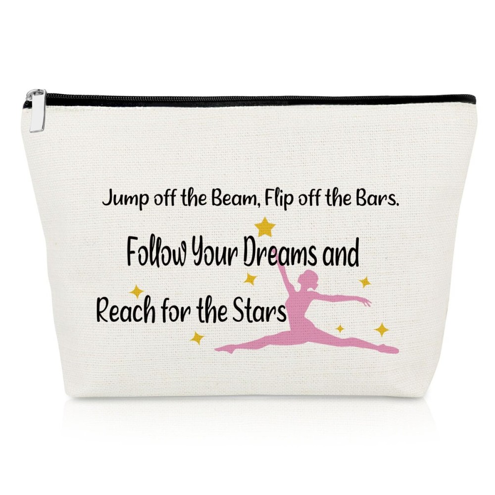 Gymnastics Gifts for Girls Makeup Bag Thank You Gift for Gymnastics Lover Sister Mom Best Friend Inspirational Gift for Team Coach Cosmetic Bag Friendship Christmas Birthday Presents Travel Pouch Gymnastics Gifts for Girls Makeup Bag Thank You Gift for Gymnastics Lover Sister Mom Best Friend Inspirational Gift for Team Coach Cosmetic Bag Friendship Christmas Birthday Presents Travel Pouch