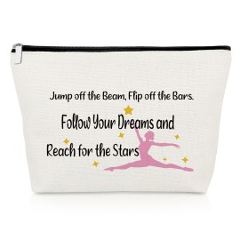 Gymnastics Gifts for Girls Makeup Bag Thank You Gift for Gymnastics Lover Sister Mom Best Friend Inspirational Gift for Team Coach Cosmetic Bag Friendship Christmas Birthday Presents Travel Pouch Gymnastics Gifts for Girls Makeup Bag Thank You Gift for Gymnastics Lover Sister Mom Best Friend Inspirational Gift for Team Coach Cosmetic Bag Friendship Christmas Birthday Presents Travel Pouch