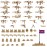 MaozyHomie 63 Pcs Military Weapons Set Accessories U.K Special Forces Weapons Toys Military Equipment Battle Blocks Bricks Compatible with Major Brand, 3 Years Old and up