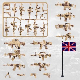 MaozyHomie 63 Pcs Military Weapons Set Accessories U.K Special Forces Weapons Toys Military Equipment Battle Blocks Bricks Compatible with Major Brand, 3 Years Old and up MaozyHomie 63 Pcs Military Weapons Set Accessories U.K Special Forces Weapons Toys Military Equipment Battle Blocks Bricks Compatible with Major Brand, 3 Years Old and up