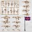 MaozyHomie 63 Pcs Military Weapons Set Accessories U.K Special Forces Weapons Toys Military Equipment Battle Blocks Bricks Compatible with Major Brand, 3 Years Old and up