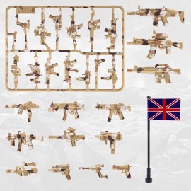MaozyHomie 63 Pcs Military Weapons Set Accessories U.K Special Forces Weapons Toys Military Equipment Battle Blocks Bricks Compatible with Major Brand, 3 Years Old and up MaozyHomie 63 Pcs Military Weapons Set Accessories U.K Special Forces Weapons Toys Military Equipment Battle Blocks Bricks Compatible with Major Brand, 3 Years Old and up