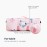 Wake In Cloud - Cot Nap Mat with Pillow and Blanket, for Toddler Kids Girls in Daycare Kindergarten Preschool Pre K with Elastic Corner Straps, Cute Butterfly Flowers, Pink