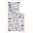 Wake In Cloud - Cot Nap Mat with Pillow and Blanket, 100% Cotton Fabric, for Toddler Kids Boys Girls in Daycare Kindergarten Preschool with Elastic Corner Straps, Cars Cranes Trucks on Gray