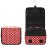 cfpolar Red Polka Dot Travel Toiletry Bag with Hanging Hook, Waterproof Toiletries Travel Bag for Women Girls, Portable Make Up Bag Organizer, Hanging Case Cosmetics Bags for Bathroom