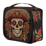 cfpolar Cute Dogs Travel Toiletry Bag with Hanging Hook, Dog Paws Pink Waterproof Toiletries Travel Bag for Women Girls, Portable Make Up Bag Organizer, Hanging Case Cosmetics Bags for Bathroom