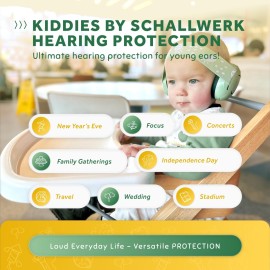 Schallwerk  Mini+ Baby Ear Muffs - Infant Noise Cancelling Headphones, Toddler Ear Protection, Baby Headphones for Noise