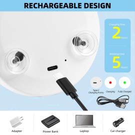 Suupvaor 30x Magnifying Mirror with Light, 4inch Lighted Magnified Mirror with 3 Suction Cups, Travel Small High Magnification Compact Makeup Mirror with Scissors Sets