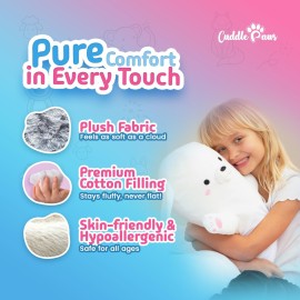 Cuddle Paws Stuffed Animal Big Bunny Body Pillow - Soft Plush Toy & Throw Pillow for Kids, Medium (35 Inches), Soft Plushies Stuff Gift for Boys and Girls