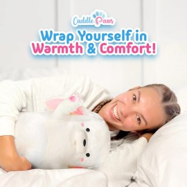 Cuddle Paws Stuffed Animal Big Bunny Body Pillow - Soft Plush Toy & Throw Pillow for Kids, Medium (35 Inches), Soft Plushies Stuff Gift for Boys and Girls