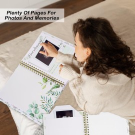 Pregnancy Journals for First Time Moms - 118 Pages Pregnancy Book & Planner - pregnancy must haves - with Calendar, Stickers and Keepsake Pocket - Best Christmas Gifts for Expecting Moms