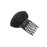Black Perfect Puff Hair Head Cushion, Invisible Fluffy Hair Pad Sponge Clip, Bun Bump It Up Volume Hair Base Set, Fluffy Princess Styling Hair Bun and Crown Shapers for Women and Girls Hair Accessory