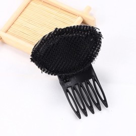 Black Perfect Puff Hair Head Cushion, Invisible Fluffy Hair Pad Sponge Clip, Bun Bump It Up Volume Hair Base Set, Fluffy Princess Styling Hair Bun and Crown Shapers for Women and Girls Hair Accessory