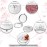 Fumete 4 Pcs Gymnastics Gifts Bulk Inspirational Magnifying Pocket Mirror Compact Makeup Mirror Gymnastics Coach Gifts for Team Staff Graduation Party Favors(Rose Red)